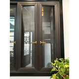 Window screen integrated doors and windows