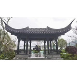 Guardrail, beauty lean, flying rafter, arch of wooden architecture, teapot stall, etc