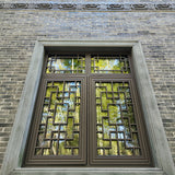 Window screen integrated doors and windows