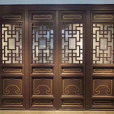 Window screen integrated doors and windows