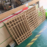 Wood grain doors and windows