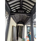 Guardrail, beauty lean, flying rafter, arch of wooden architecture, teapot stall, etc