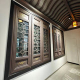 Window screen integrated doors and windows