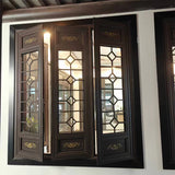 Window screen integrated doors and windows