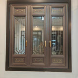 Window screen integrated doors and windows